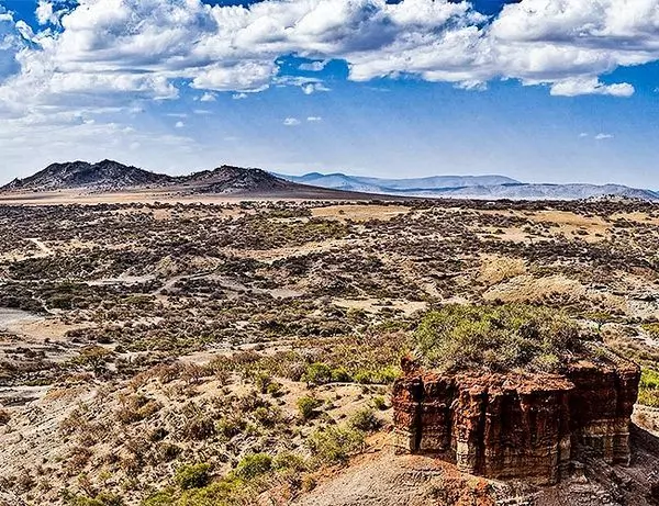 Super fin utsikt över Olduvai