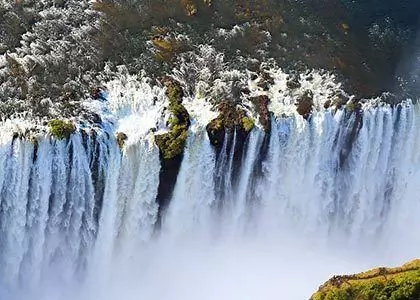 De vackra Victoria Falls sett från luften